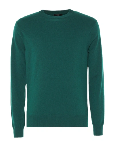 Shop Dunhill Man Sweater Emerald Green Size Xs Cashmere