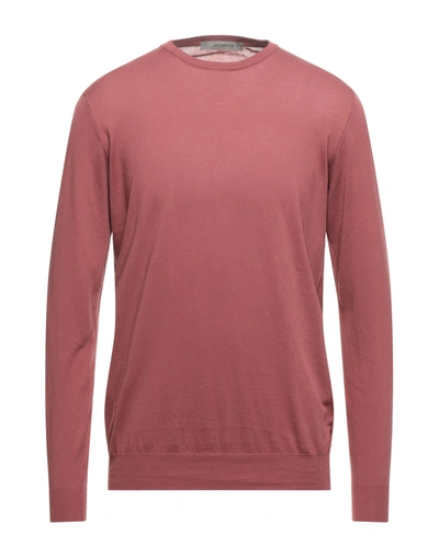 Shop Jeordie's Man Sweater Pastel Pink Size Xl Cotton