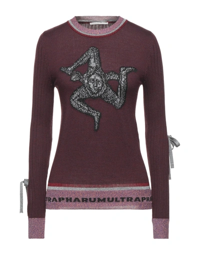 Shop Marco De Vincenzo Sweaters In Deep Purple