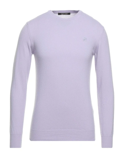 Shop Roberto Cavalli Sweaters In Lilac