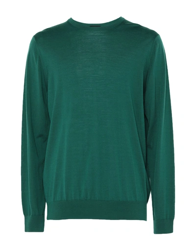 Shop Dunhill Sweaters In Emerald Green