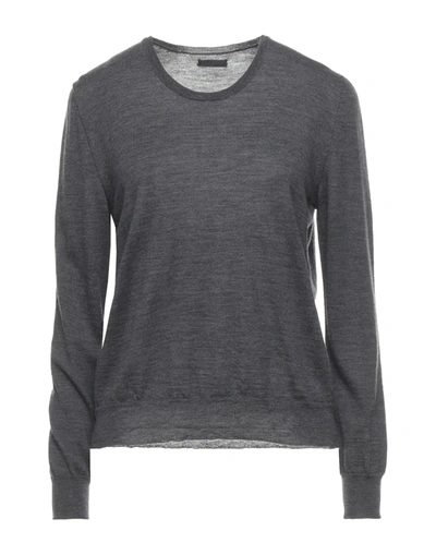 Shop Archivio B Woman Sweater Grey Size S Merino Wool