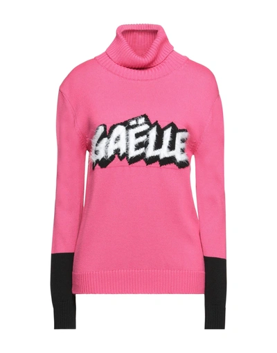 Gaelle Paris Turtlenecks In Fuchsia