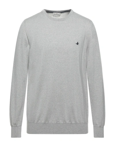 Shop Brooksfield Man Sweater Light Grey Size 46 Virgin Wool