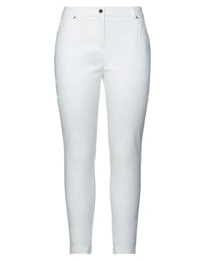 Shop Marciano Woman Pants White Size 32 Cotton, Polyamide, Elastane