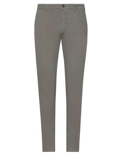 Shop Yan Simmon Pants In Dove Grey