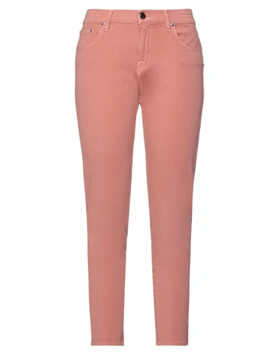 Shop Jacob Cohёn Woman Jeans Blush Size 28 Cotton, Lyocell, Polyester, Elastane In Pink