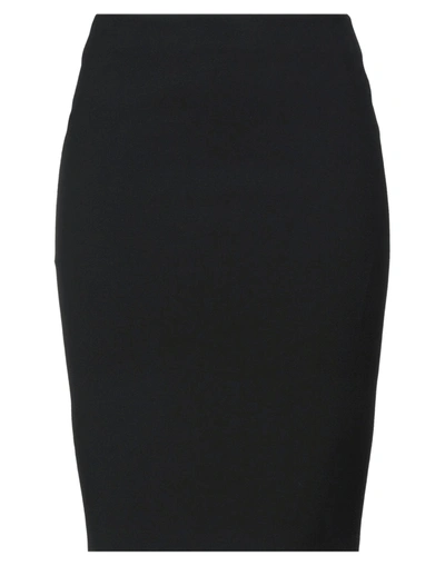 Shop Peserico Woman Midi Skirt Black Size 4 Polyester, Viscose, Cotton, Elastane