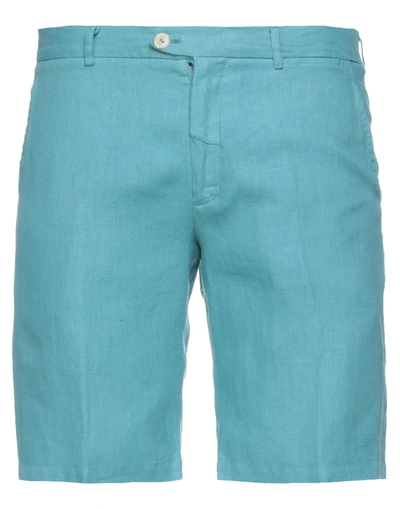 Shop Drumohr Shorts & Bermuda Shorts In Sky Blue