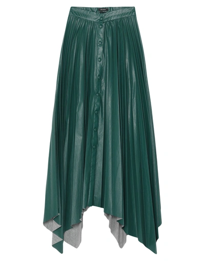Shop Isabel Marant Woman Midi Skirt Deep Jade Size 6 Modal, Polyurethane