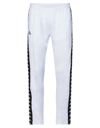 Shop Kappa Pants In White