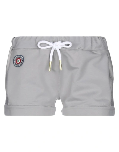 Aeronautica Militare Woman Shorts & Bermuda Shorts Light Grey Size Xl Cotton, Polyester In Grey