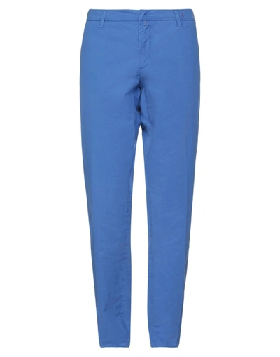 Shop Baronio Pants In Blue