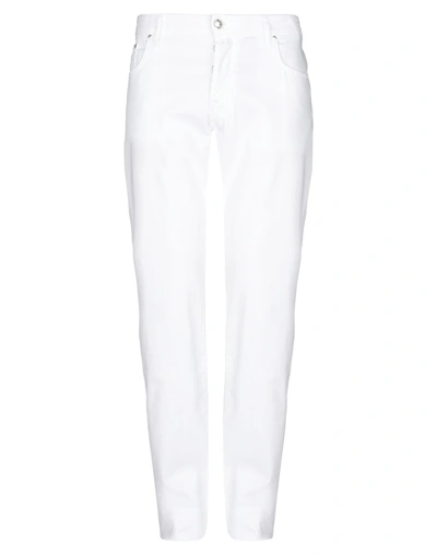 Shop Jacob Cohёn Pants In White