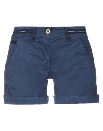 Shop Aeronautica Militare Shorts & Bermuda Shorts In Dark Blue