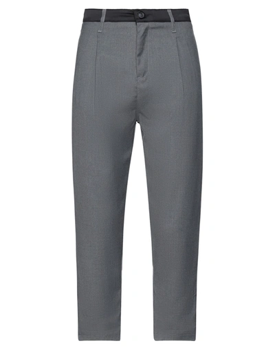 Shop S.d S. D Man Pants Grey Size 28 Polyester, Rayon, Elastane