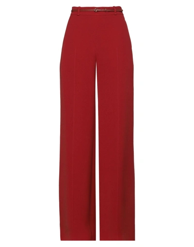 Shop Chloé Woman Pants Red Size 8 Viscose