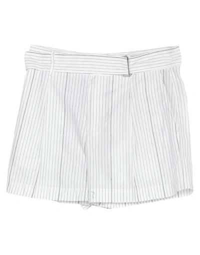 Ndegree21 Woman Shorts & Bermuda Shorts White Size 8 Cotton In White