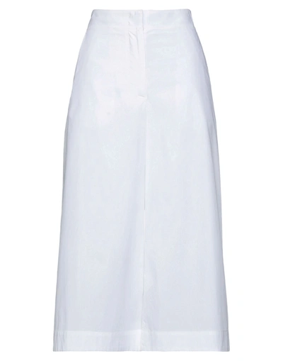 Shop Msgm Woman Pants White Size 6 Cotton