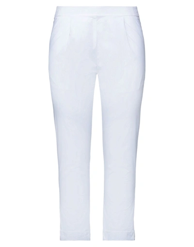 Shop Semicouture Woman Pants White Size 4 Cotton