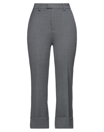 Shop Le Col Woman Pants Grey Size 6 Wool, Lycra