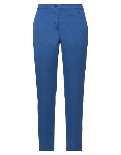 Shop Jacob Cohёn Woman Pants Azure Size 29 Cotton, Lyocell, Elastane In Blue