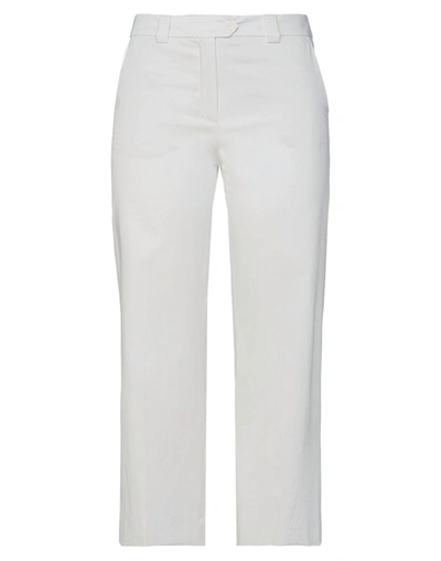 Shop Windsor . Woman Pants White Size 8 Cotton, Elastane