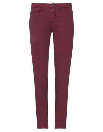 Shop 40weft Pants In Brick Red