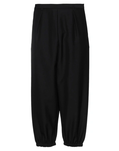 Shop Saint Laurent Man Pants Black Size 34 Wool, Mohair Wool