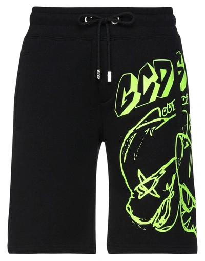 Gcds Side Logo Detail Drawstring Shorts In Black