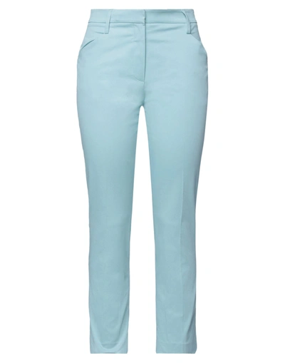 Shop True Royal Woman Pants Sky Blue Size 10 Cotton, Elastane