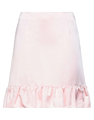 Shop Be Blumarine Woman Midi Skirt Light Pink Size 4 Acetate