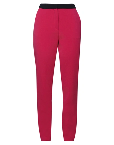 Shop Armani Exchange Woman Pants Fuchsia Size 10 Polyester, Viscose, Elastane In Pink