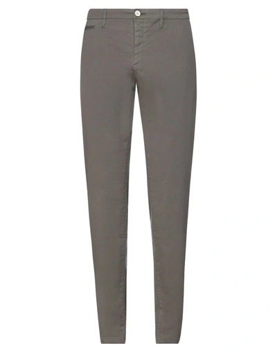 Shop Siviglia Man Pants Grey Size 40 Cotton, Elastane, Polyester