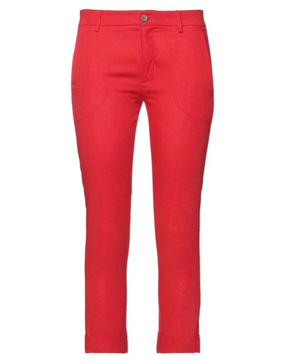 Shop L'autre Chose L' Autre Chose Woman Pants Red Size 10 Cotton