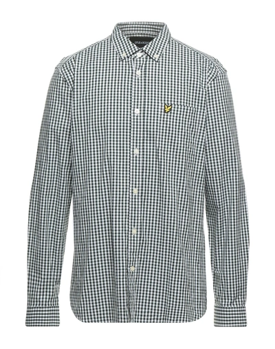 Shop Lyle & Scott Shirts In Sage Green