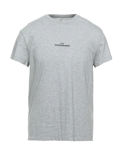 Shop Maison Margiela T-shirts In Light Grey