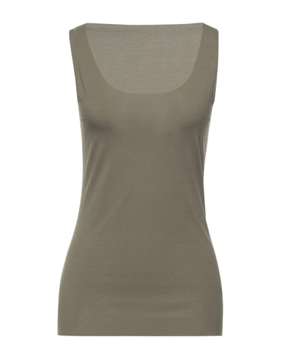 Shop Wolford Tops In Military Green