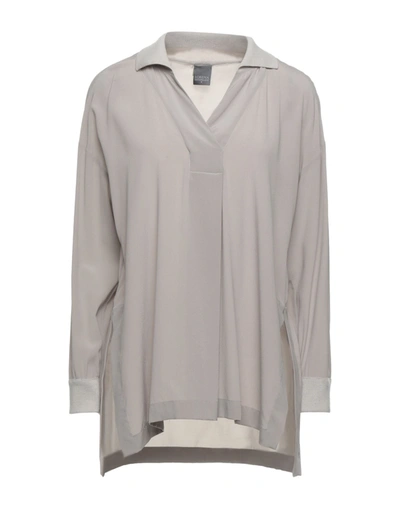 Shop Lorena Antoniazzi Blouses In Grey