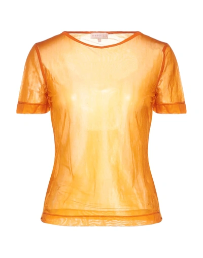 Shop Marella Woman T-shirt Orange Size 4 Polyester