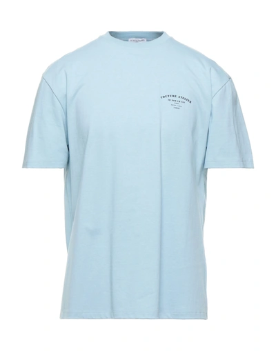 Shop Ih Nom Uh Nit Man T-shirt Sky Blue Size S Cotton
