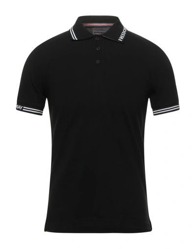Shop Freedomday Polo Shirts In Black