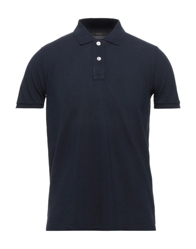 Shop Seventy Sergio Tegon Polo Shirts In Dark Blue