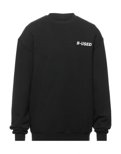 Shop B-used Man Sweatshirt Black Size Xl Cotton