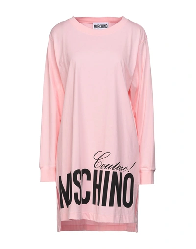 Shop Moschino Woman T-shirt Pink Size 8 Cotton