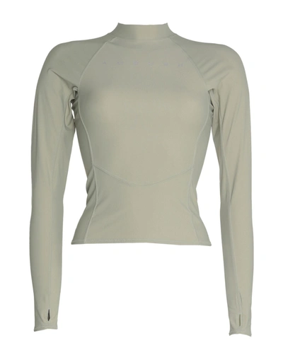 Shop Ambush Woman T-shirt Sage Green Size 2 Nylon, Polyurethane