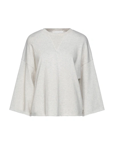 Shop 8pm Woman Sweatshirt Light Grey Size S Cotton, Elastane