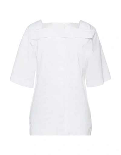 Shop Givenchy Woman Shirt White Size 4 Cotton