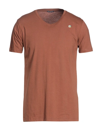 Shop Neill Katter Man T-shirt Brown Size Xl Cotton