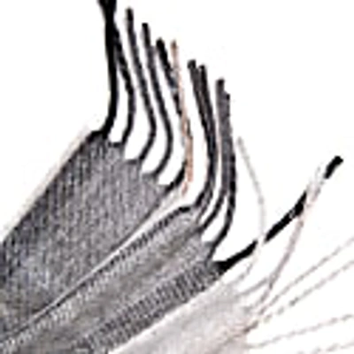 Kinalba Oban Alba Grey Cashmere Scarf In Cashmere